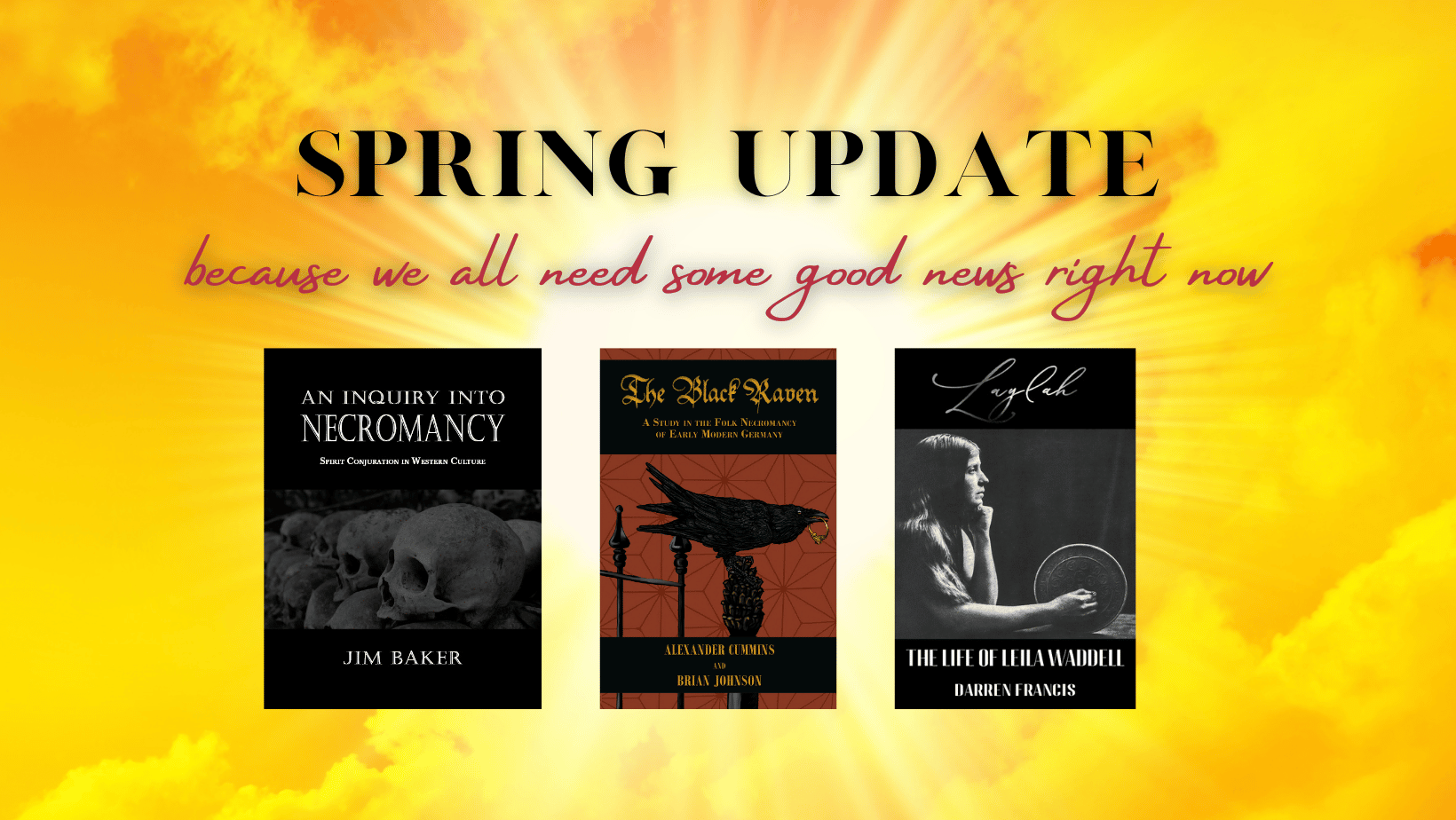 Spring Update – Hadean Press