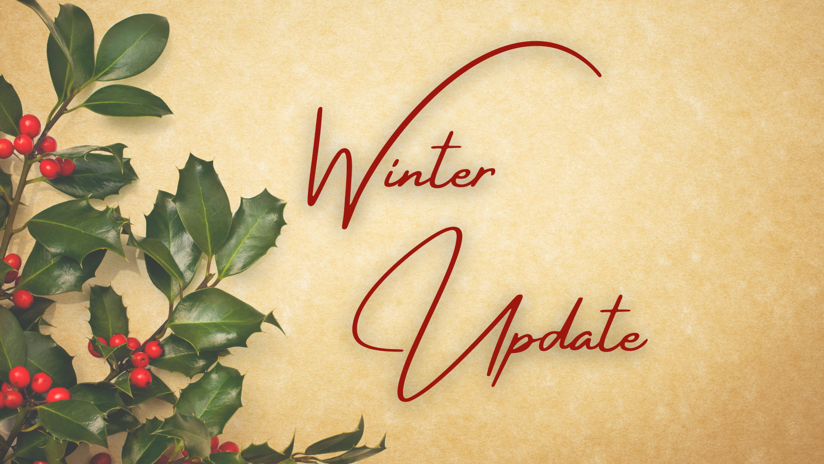 Winter Update – Hadean Press