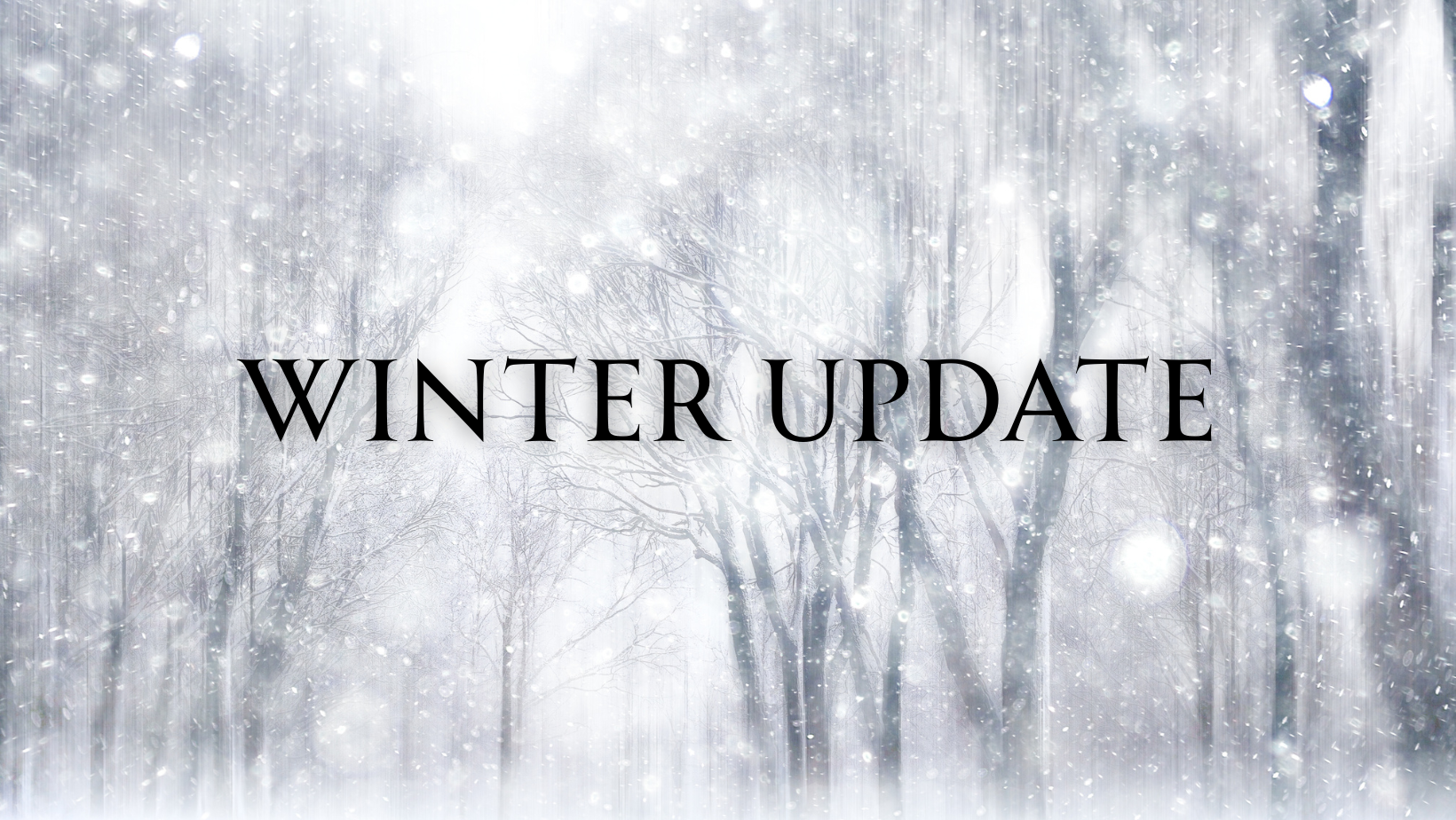 Winter Update – Hadean Press